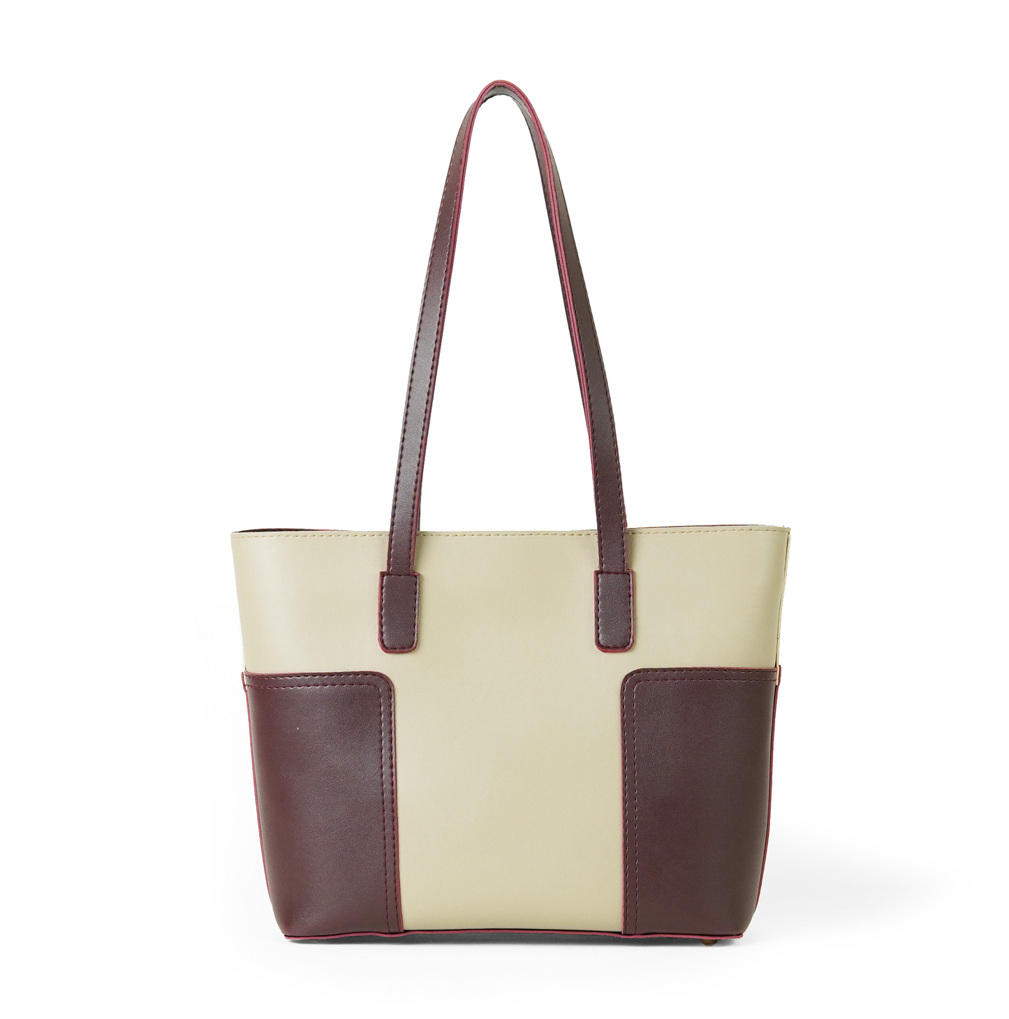 Butter Bag Beige & Maroon