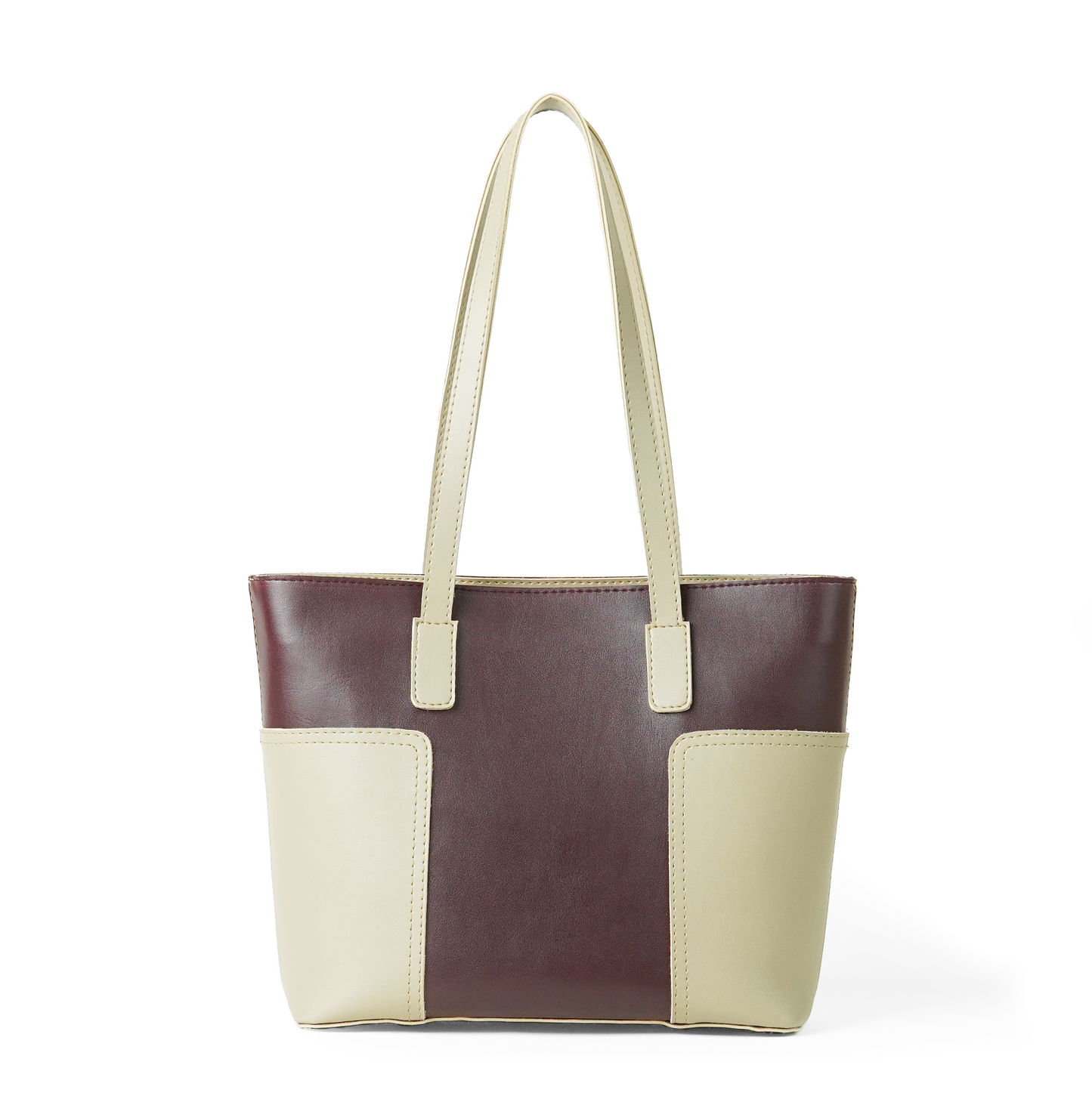 Butter Bag Maroon& Beige