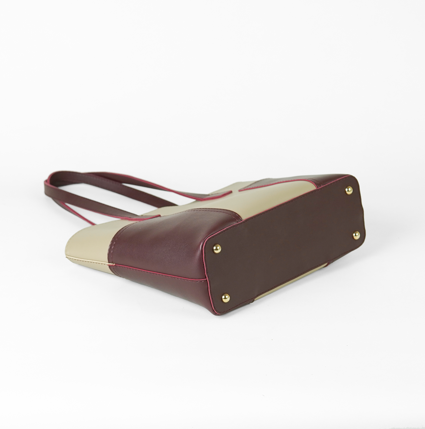 Butter Bag Beige & Maroon